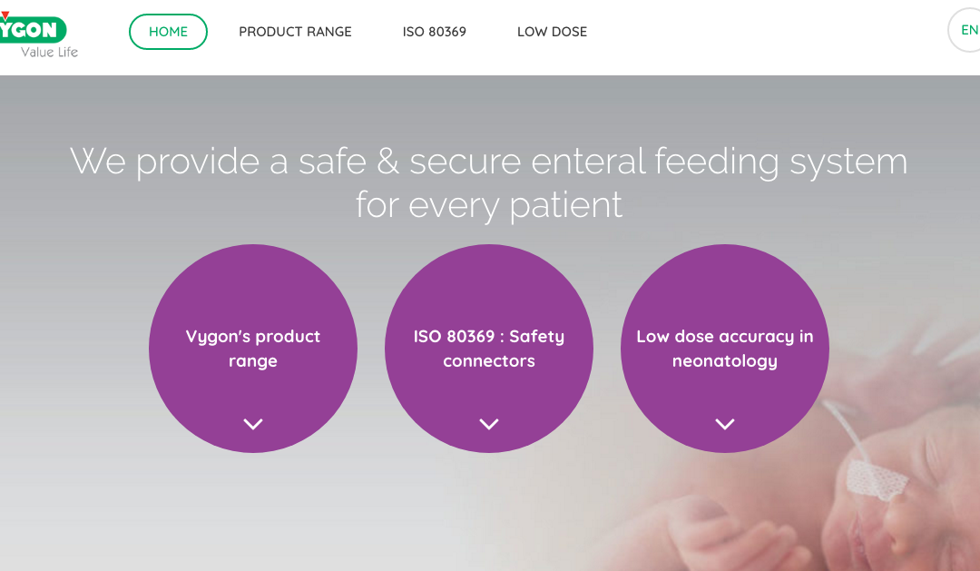 Enteral feeding: Vygon Group launches safe-enteral.com