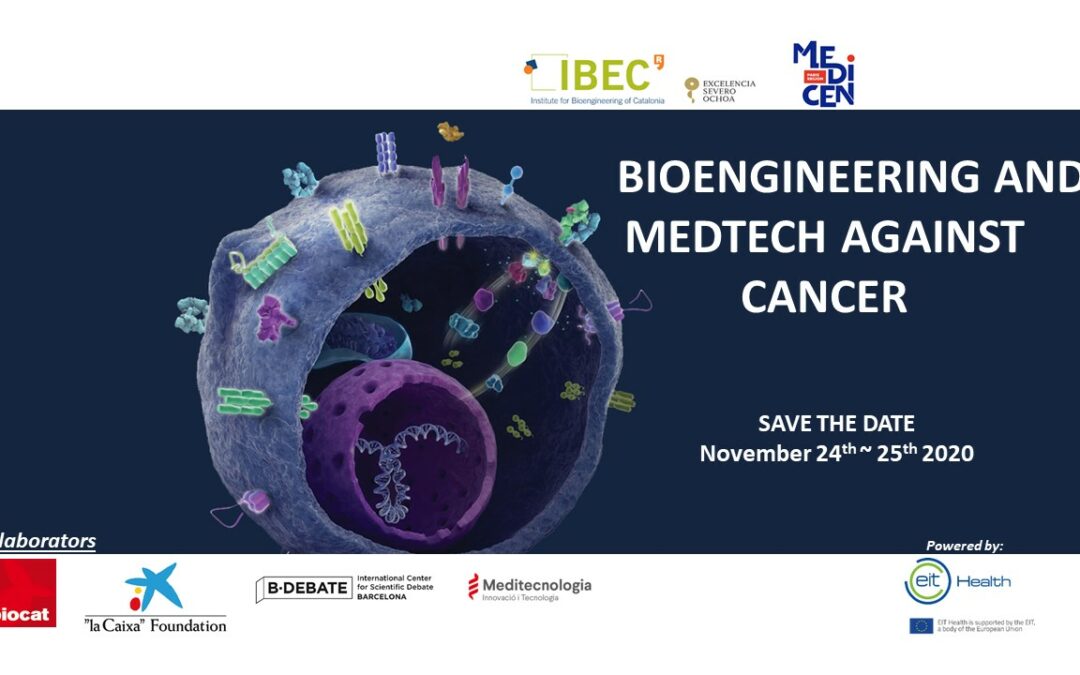 Medicen Paris Region and IBEC join forces to create the first Bioengineering and Medtech Against Cancer event on November 24 and 25, 2020