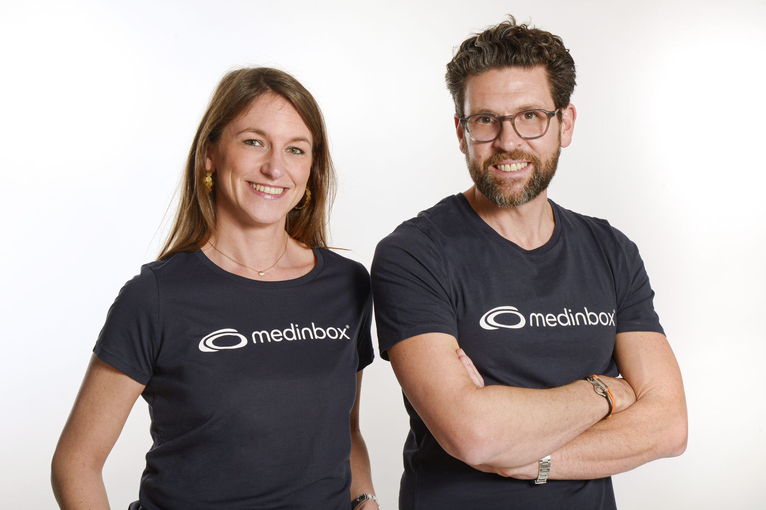 Annabelle Gausserand et Nicolas Gausserand fondateurs Medinbox copyrights David Nakache