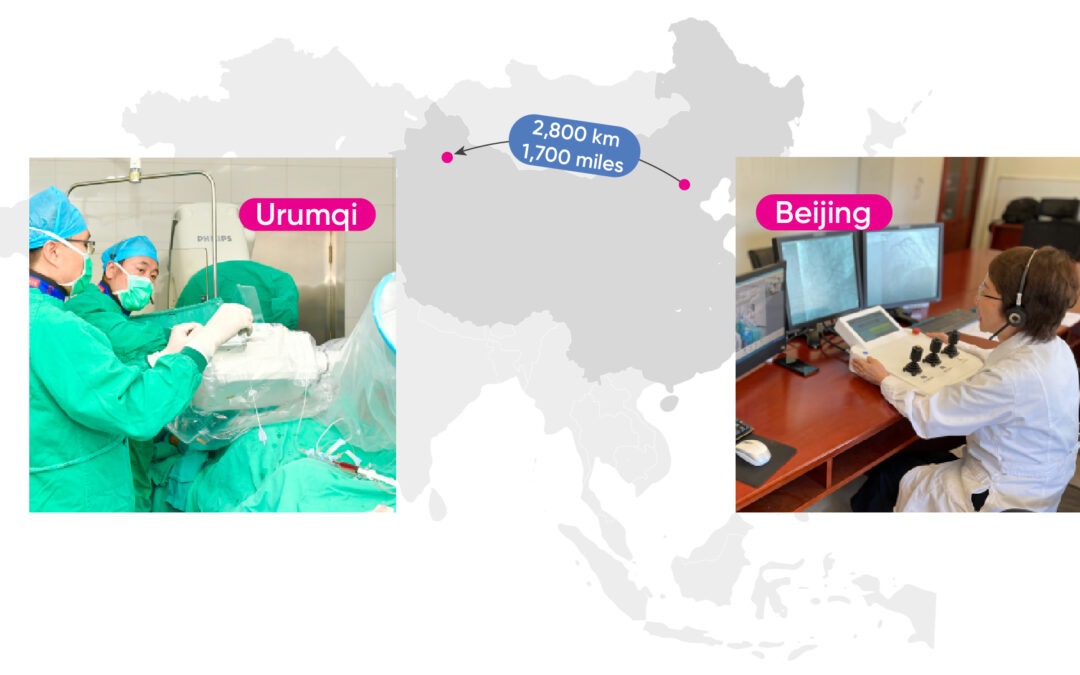 Robocath performs world’s First In Human remote robotic coronary angioplasty between two Chinese cities 1,700 miles apart